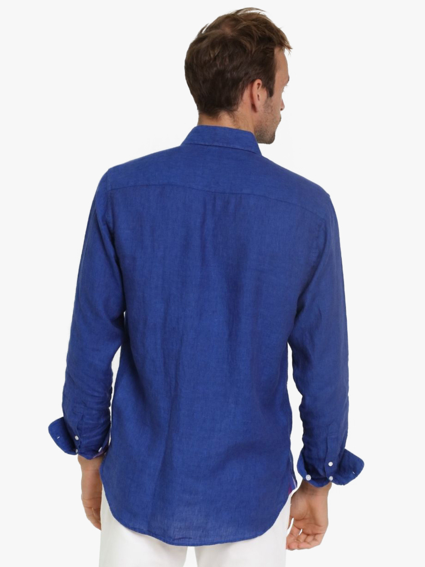 Navy Linen Shirt
