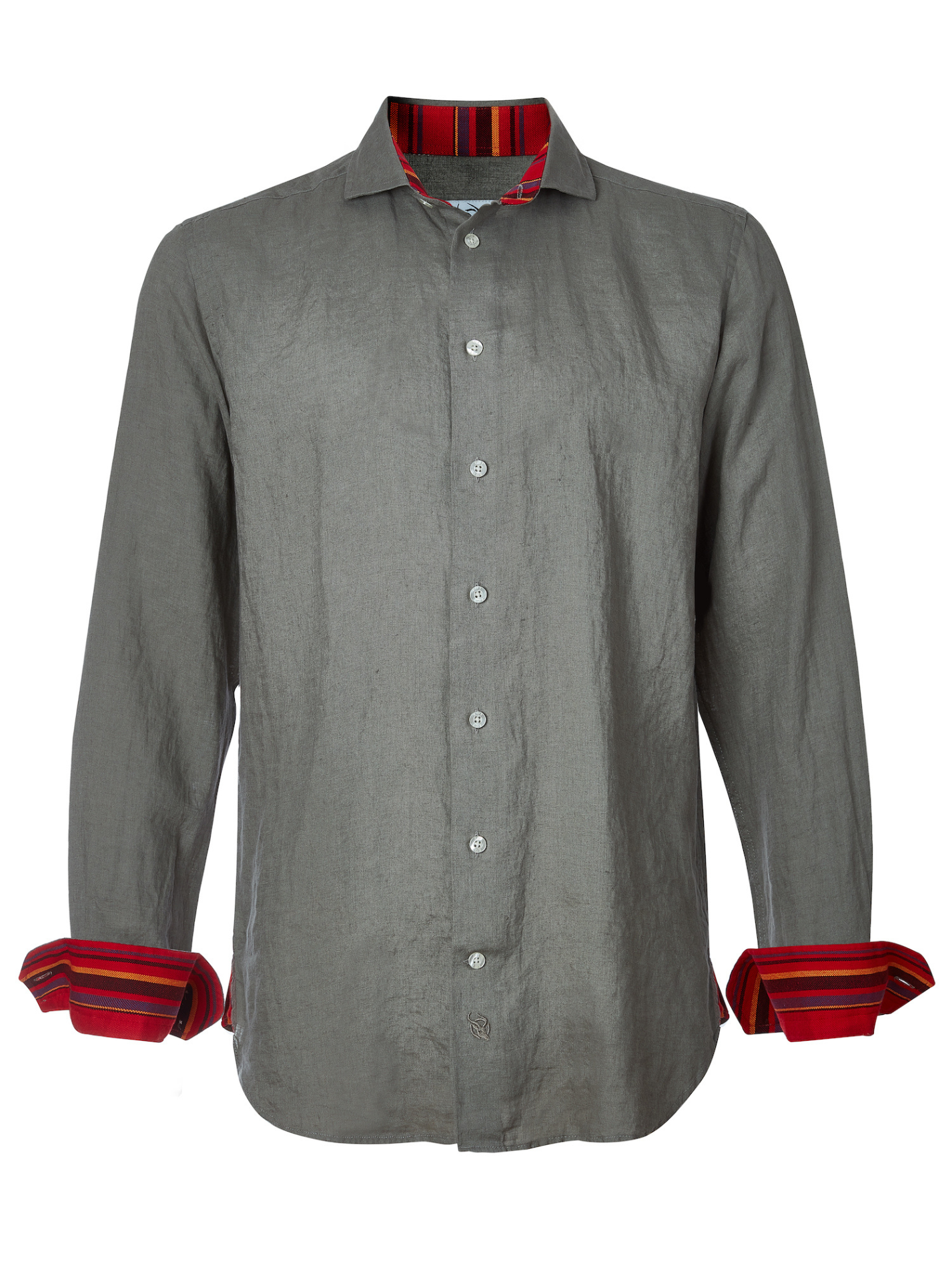 Mara Khaki Linen Shirt