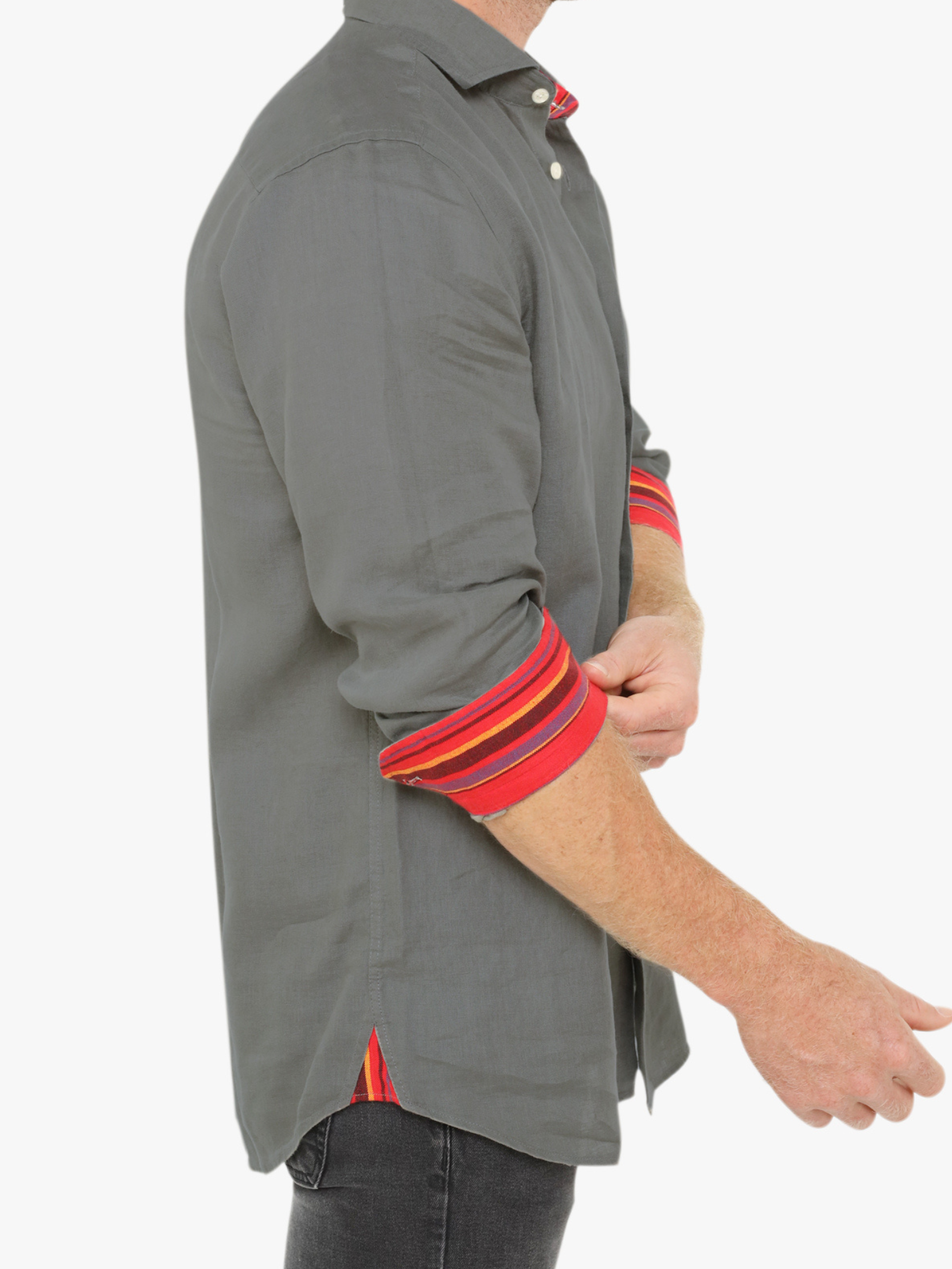 Mara Khaki Linen Shirt