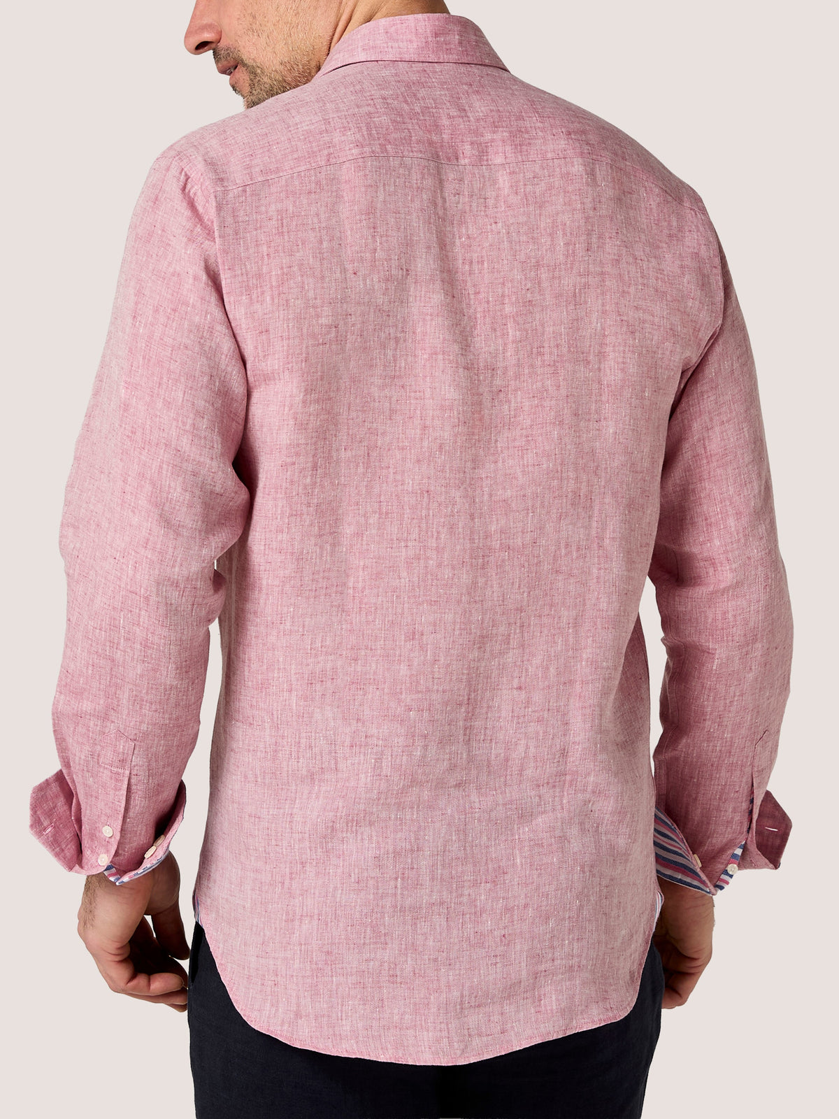 Dusty Pink Linen Shirt
