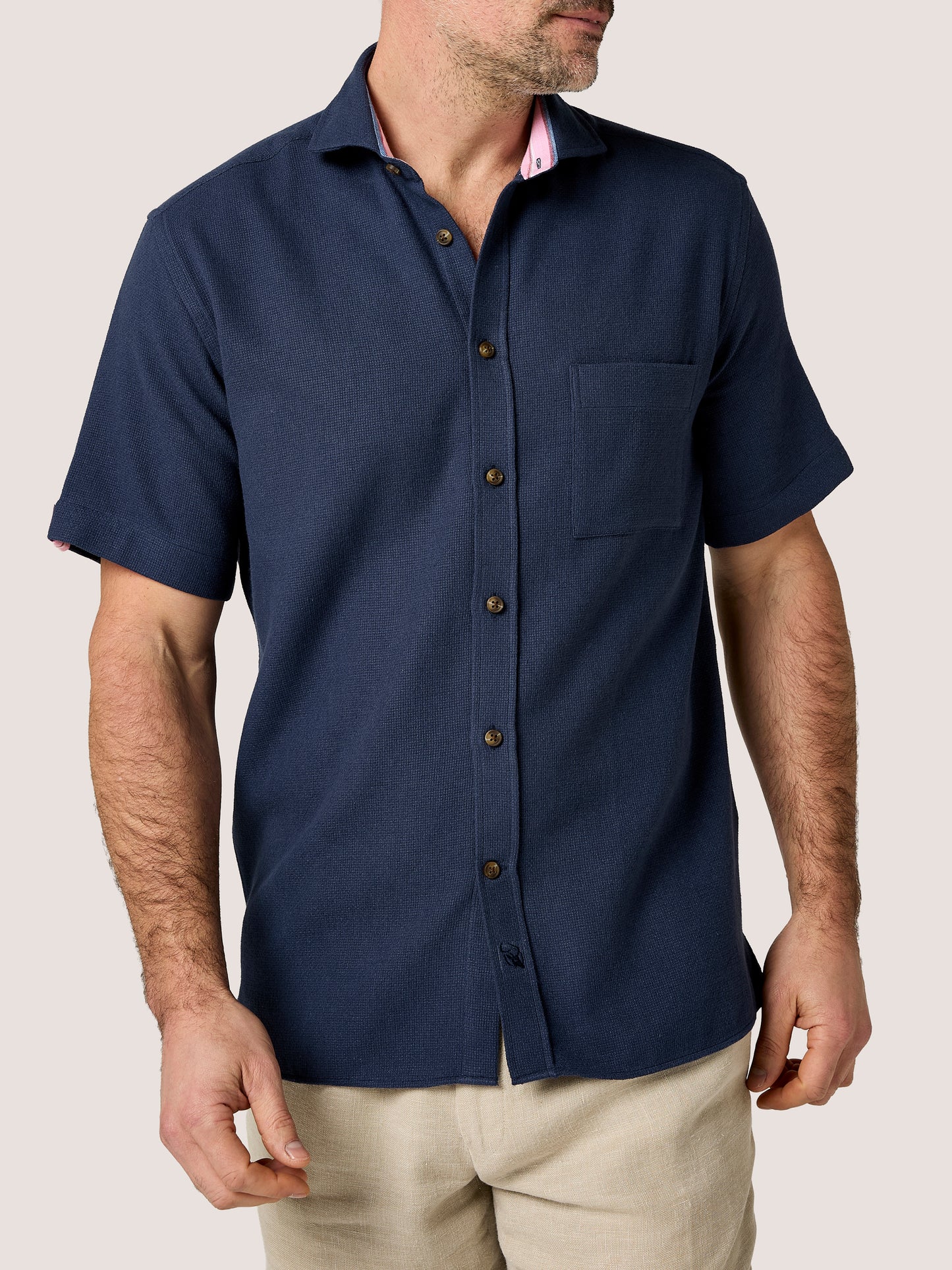 Navy Air Weave Shirt