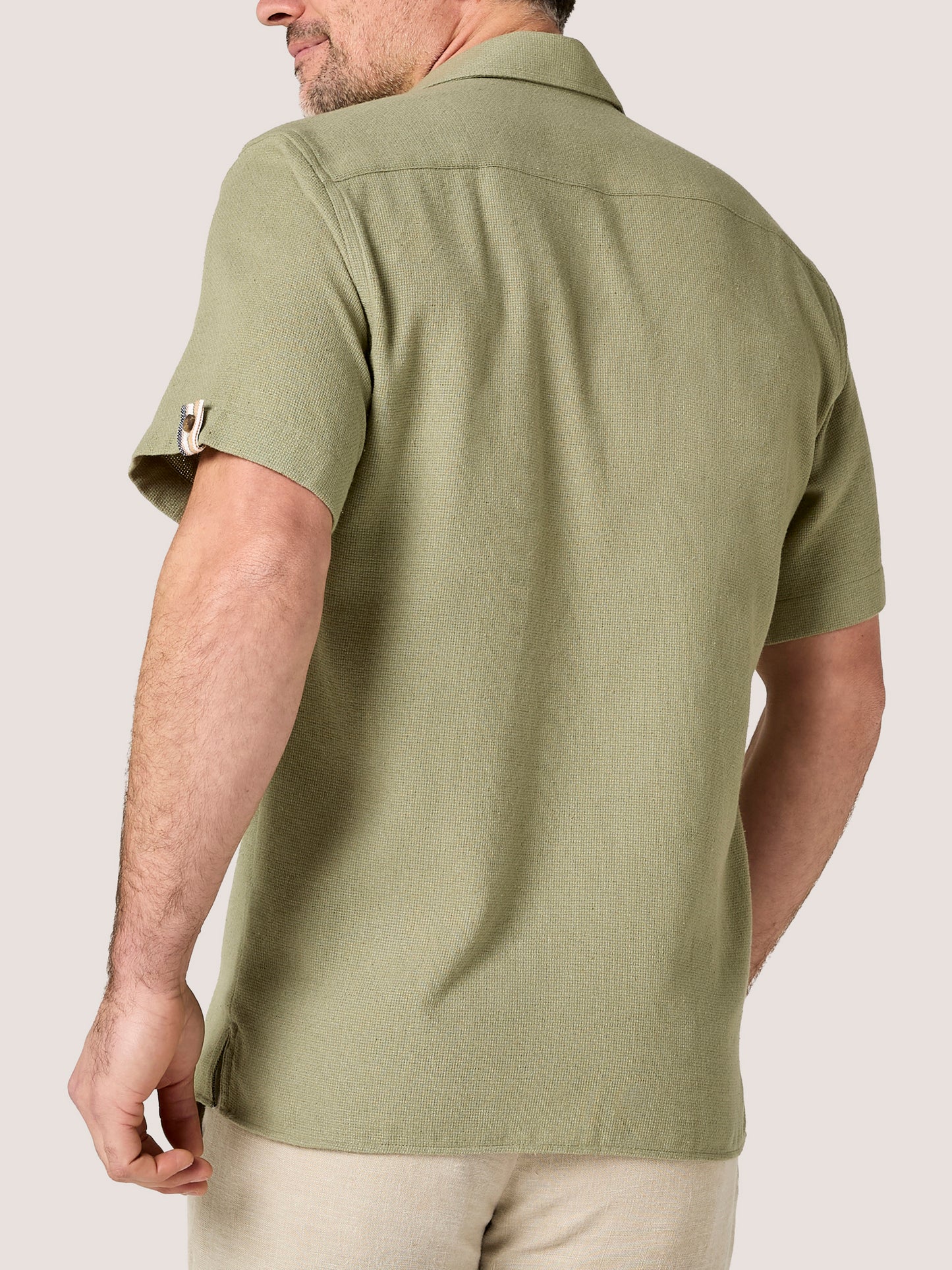 Olive Air Weave Shirt