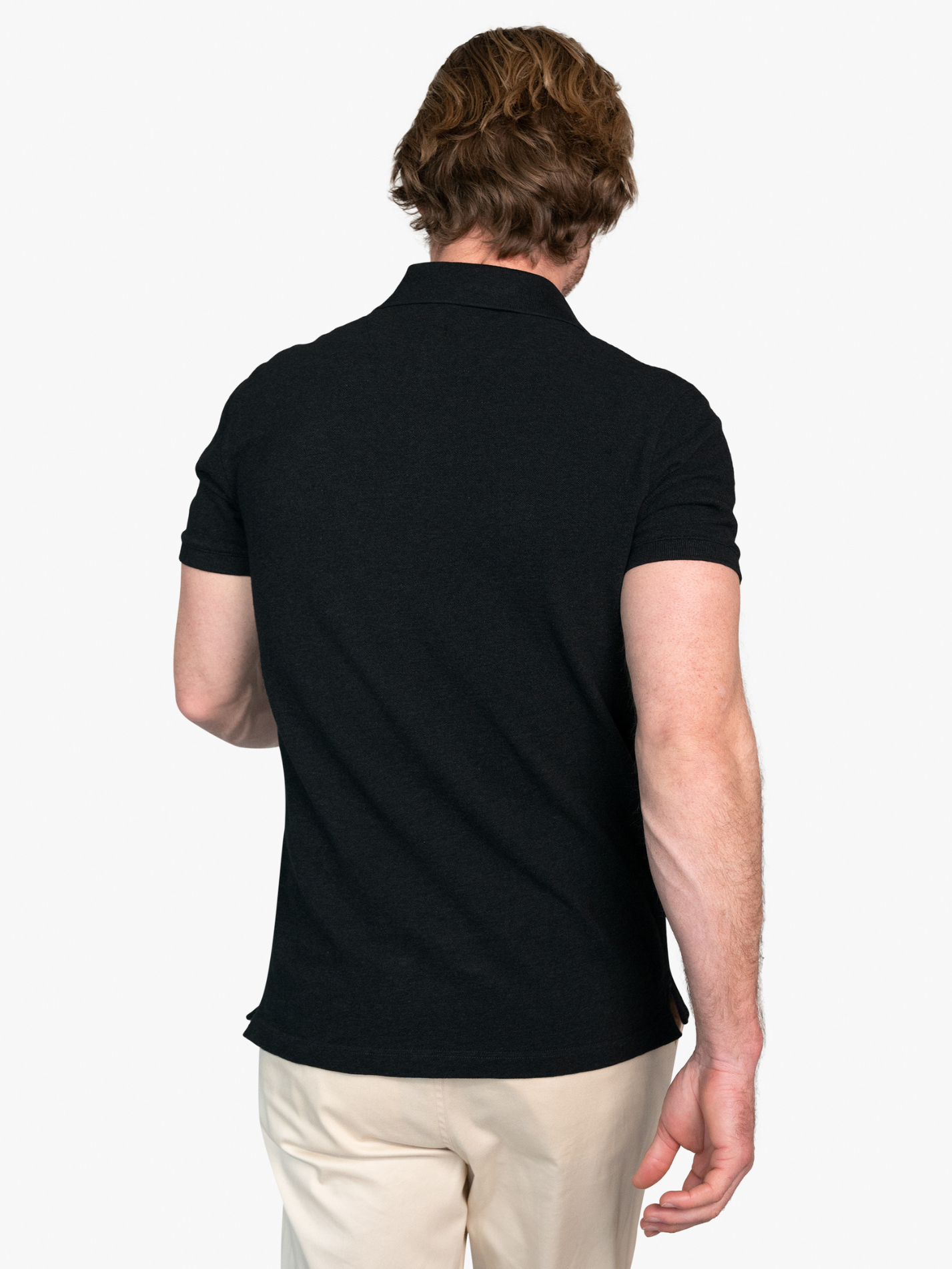 Charcoal Short Sleeve Polo Shirt