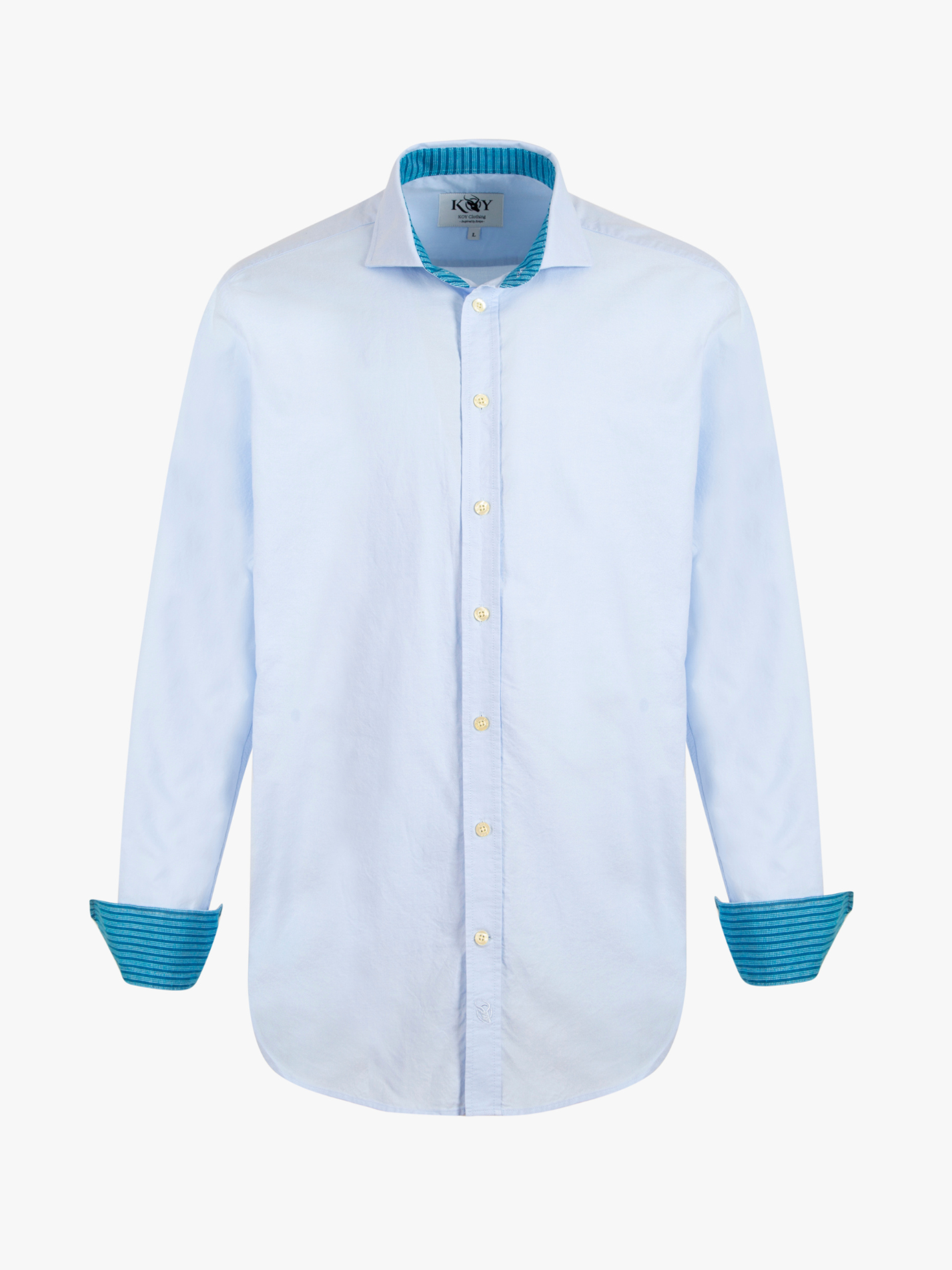 Blue Organic Oxford Cotton Shirt